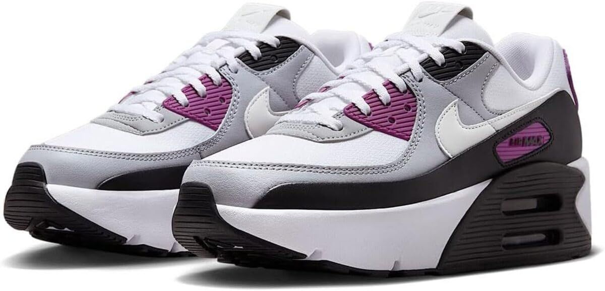 [ナイキ] エア マックス 90 LV8 W AIR MAX 90 LV8 ホワイト/サミットホワイト/ピュアプラチナム/メタリックシルバー FD4328-109 23.5cm [23.5 cm]