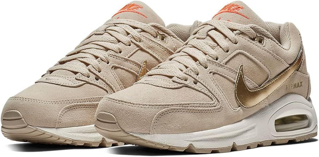 [ナイキ] エア マックス コマンド プレミアム W AIR MAX COMMAND PRM ストリング/ハイパーオレンジ/メタリックゴールドグレイン 718896-228 25.5cm [25.5 cm]