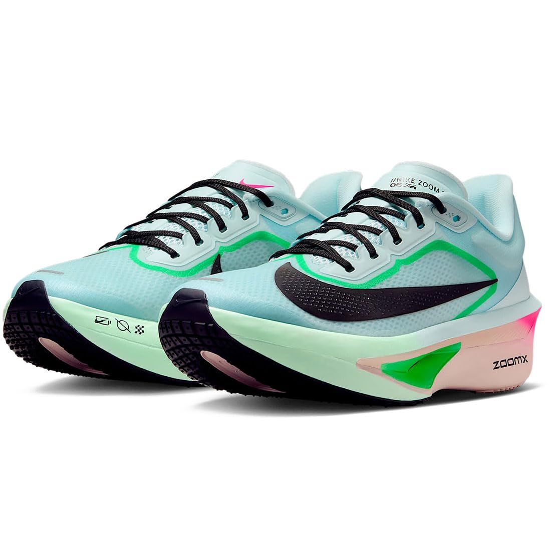 [ナイキ] ズーム フライ 6 W ZOOM FLY 6 グレイシャーアイス/ハイパーピンク/グリーンショック/ブラック FN8455-402 24.5cm [24.5 cm]
