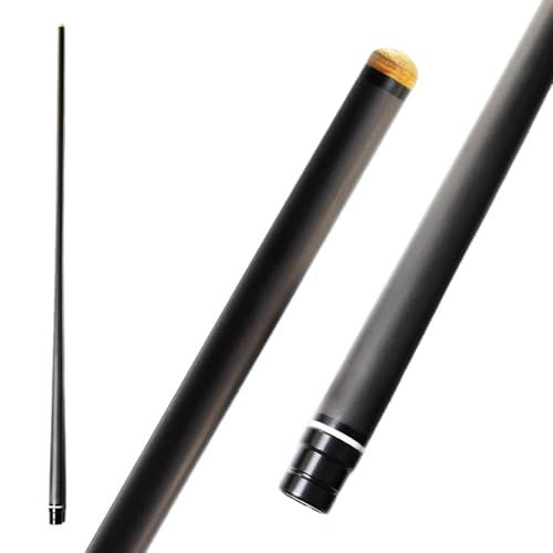 29 インチ ビリヤードキュー前肢 73.7cm カーボン単軸シャフト 低偏転 12.5mm/11.8mm/13mm 115g ステンレス製ジョイント 軽量 交換用 （ブラック）Ju