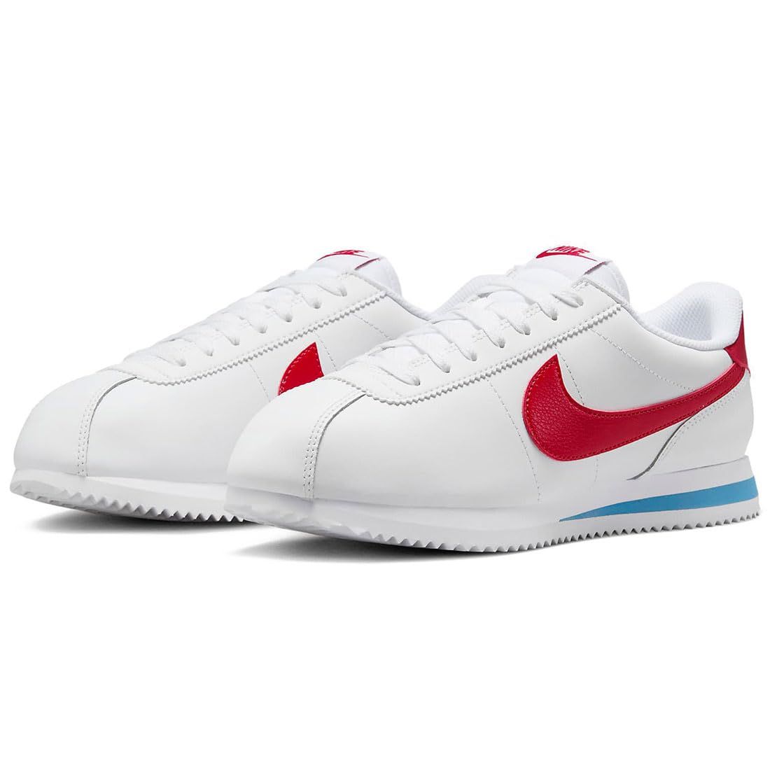 [ナイキ] コルテッツ レザー W Cortez Leather ホワイト/バーシティブルー/バーシティレッド DN1791-108 23.5cm [23.5 cm]