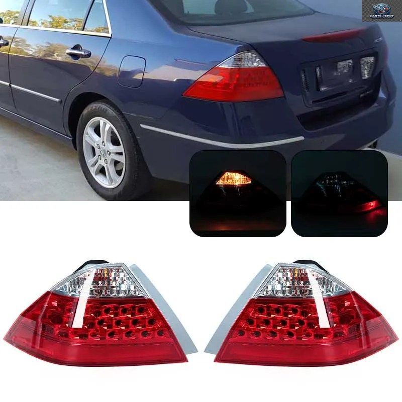 ホンダ アコード 7.5L 2006 2007 テールライト リアバンパー テールランプ ブレーキランプ ハウジング 電球なし