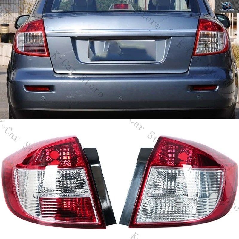 SX4セダン 2007-12 リアバンパー テールライト ストップブレーキライト テールランプ 車用 電球なし