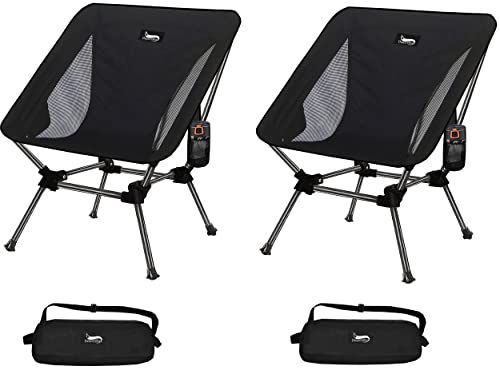 キャンプ椅子 2個セット アウトドア チェア 2WAY 高さ調節可能 DesertFox ローチェア 軽量 【独自開発のカップホルダー】 耐荷重150kg コンパクト イス ロータイプ いす 収納袋付属 携帯便利 ST 1cb3f908