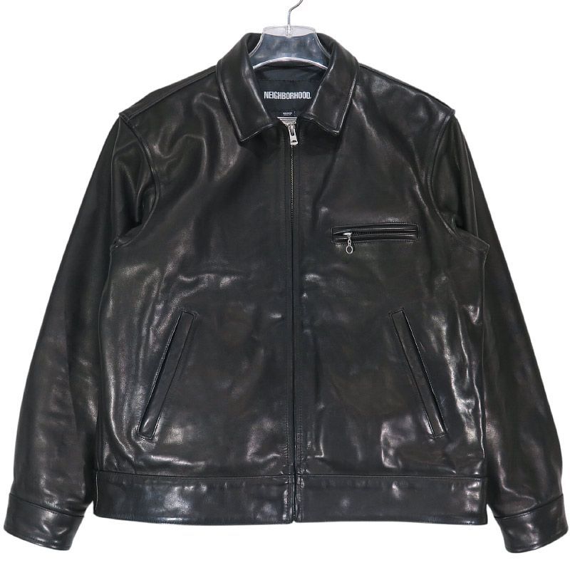 NEIGHBORHOOD ネイバーフッド 26SS LEATHER SPORTS JACKET 261SZNH-JKM01 レザー スポーツ ジャケット ブラック アウター サイズM June 81,675円