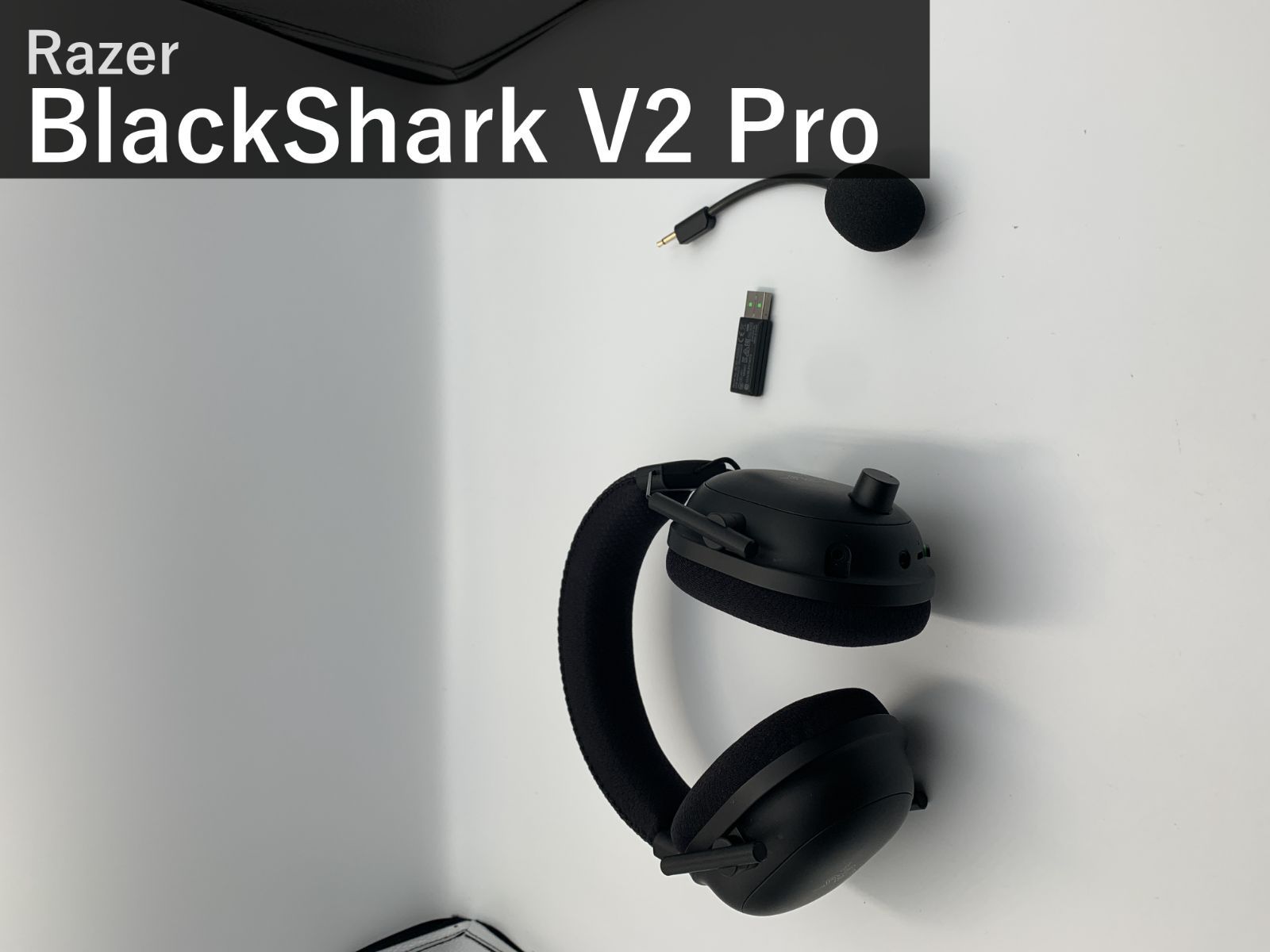 Razer レイザー ワイヤレス ゲーミングヘッドセット BlackShark V2 Pro RZ04-03220100 ブラック THX 7.1ch 立体音響 チタン50mmドライバー 軽量320g PC PS4 PS5 Switch対応 国内正規品