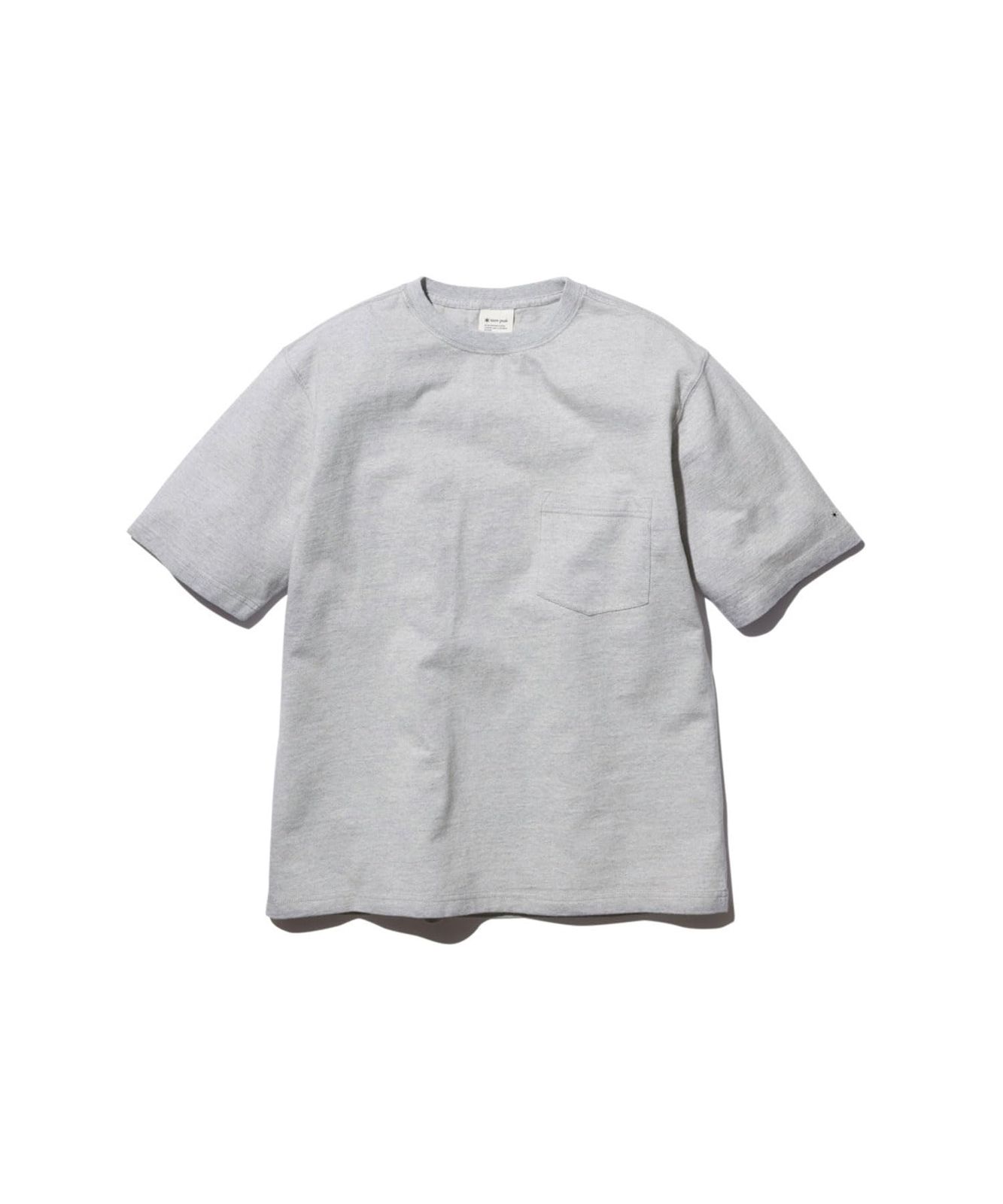 新着商品 スノーピーク(snow peak)Tシャツ Recycled Cotton T-Shirt size XS M.GREY TS-25SU402フェス キャンプ アウトドア