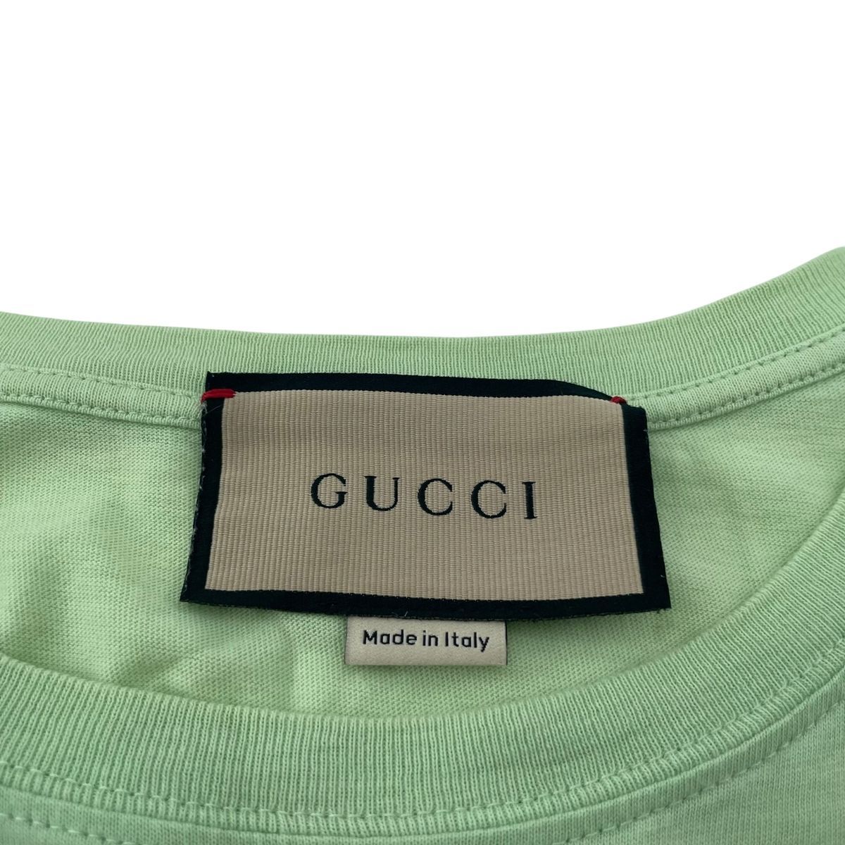 中古】GUCCI グッチ ばなにや Tシャツ 615044 サイズ:S グリーン T 