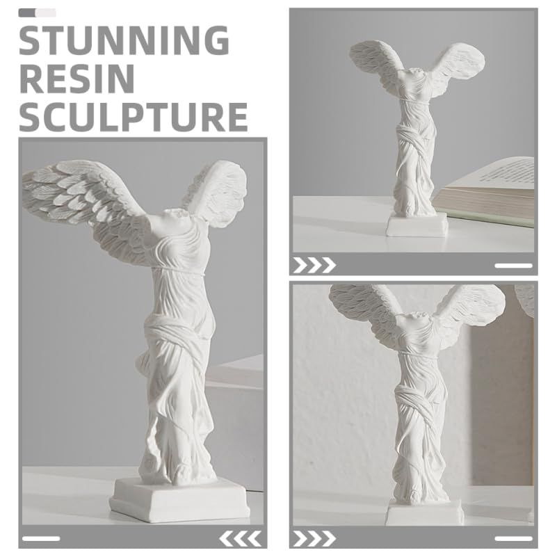 翼のある女神像 木彫り 置物 彫刻像 オブジェ アジアン 260115-3T 新着商品 NUOLUX 翼のある勝利の女神像 サモトラケのニケ像 ギリシャ