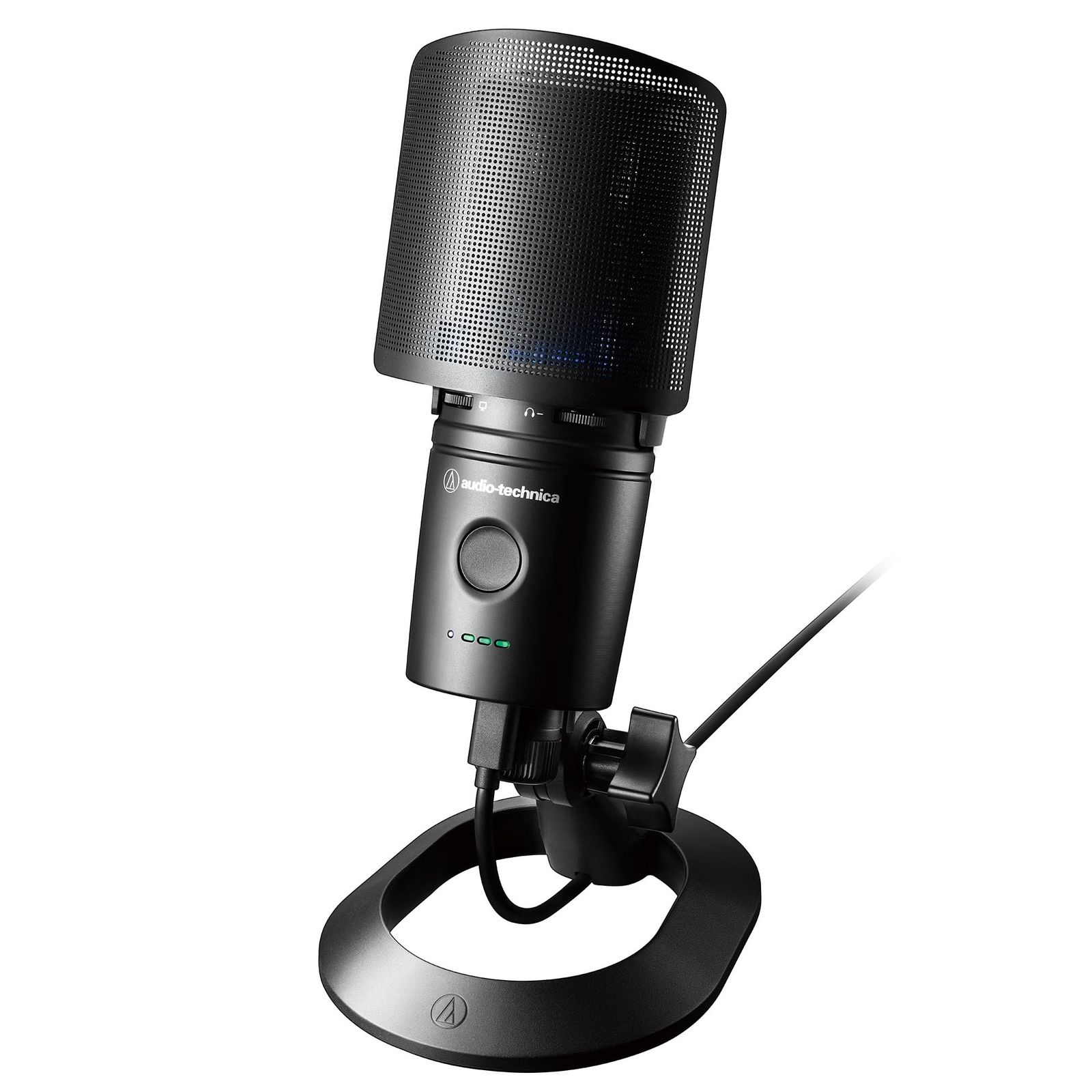 オーディオテクニカ AT2020USB-XP コンデンサーマイク ノイズリダクション オートゲインコントロール搭載 ゲーミング 配信用 USB マイク テレワーク/ストリーマー/コンテンツクリエーター/ゲーマー向け/ [単品] [ノイズリダクション搭載モデル]