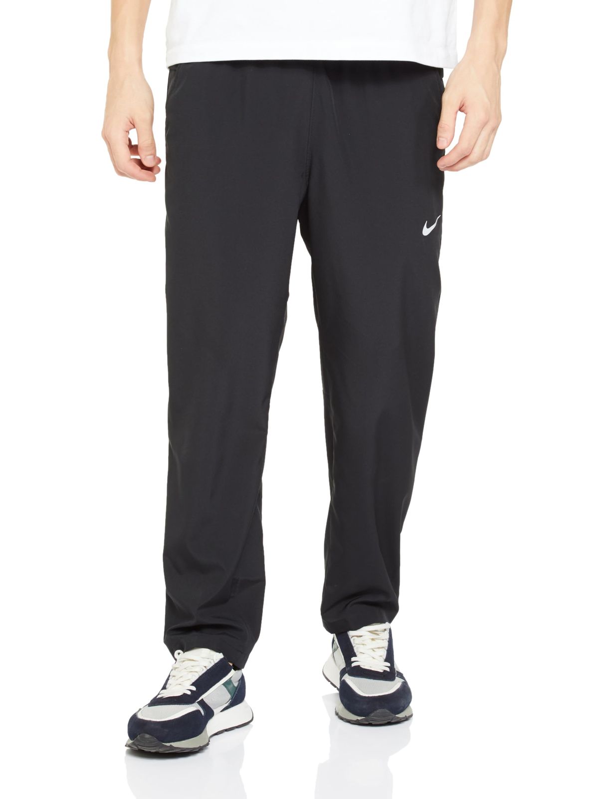 [ナイキ] Dri-FIT フォーム オープンヘム バーサタイル パンツ リフレクティブ 反射素材 FB7491-010 ブラック/ブラック ジャージ 上下 セットアップ対応モデル スポーツウェア ジム 筋トレ フィット [010：ブラック/ブラック] [M]