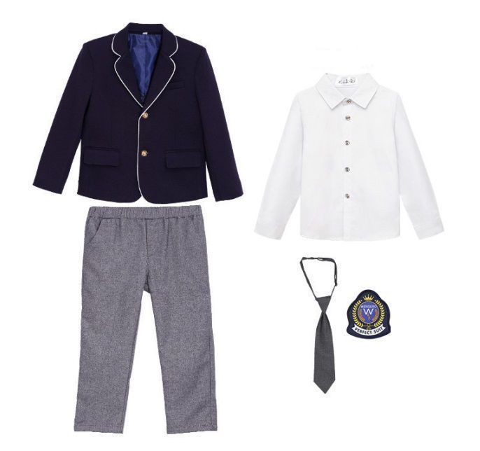 子供服 5点セット 子供スーツ 学生服 フォーマル ブレザー キッズ