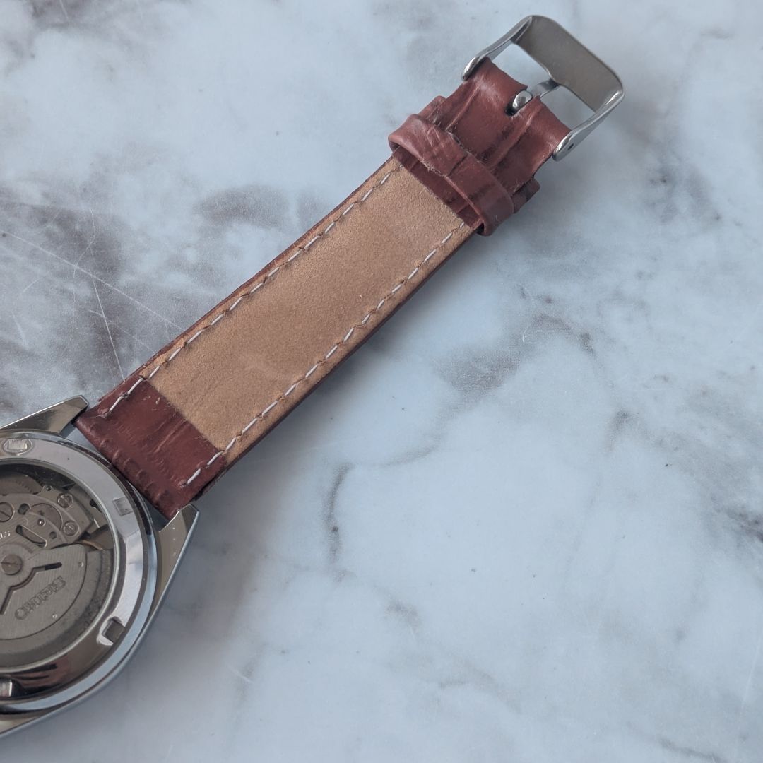 OH済 稼働品 SEIKO セイコー5 自動巻き 6309A 70s 80s ヴィンテージ 銀