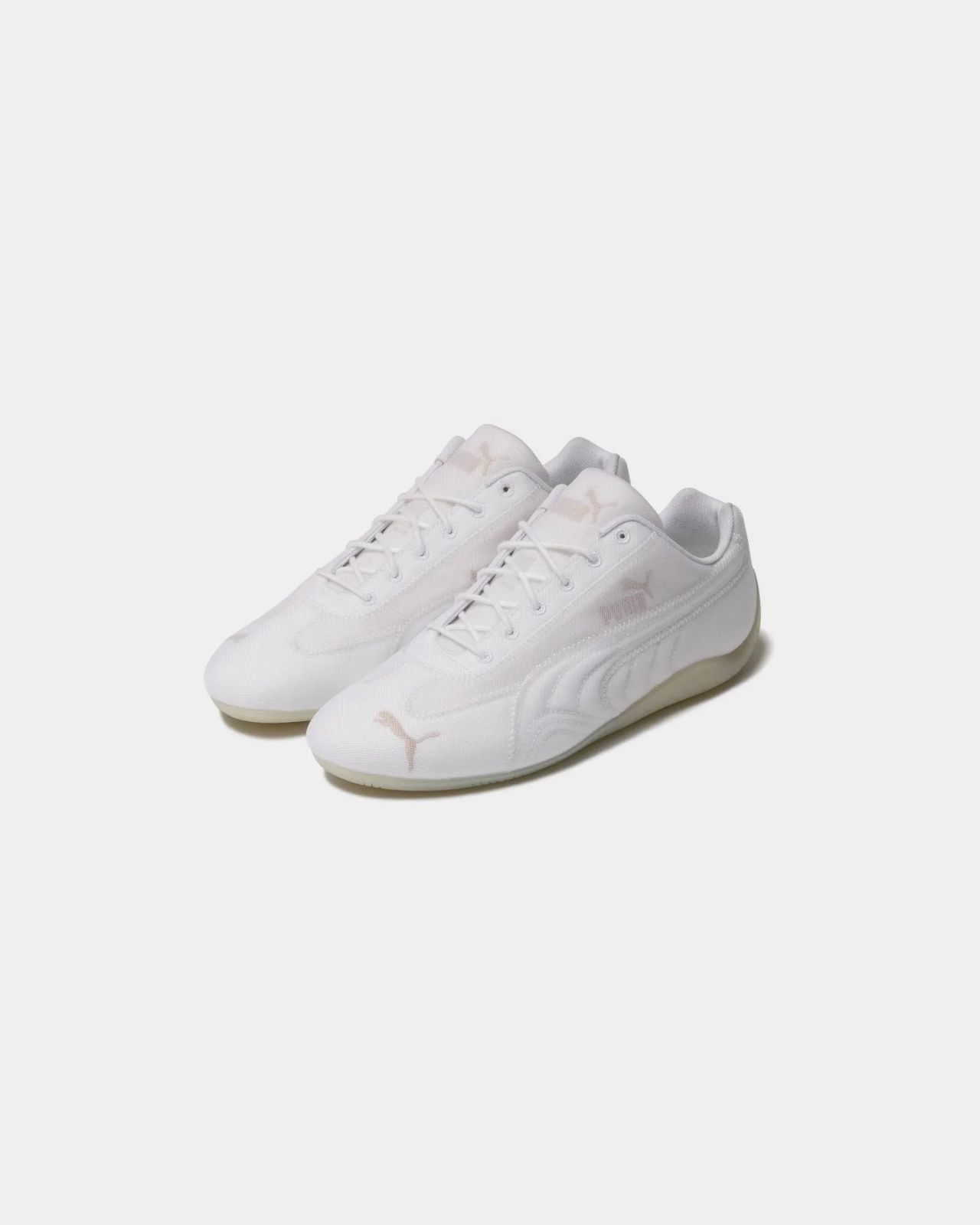 【アウトレット】beautiful people/ビューティフルピープル プーマ アトモス コラボ スニーカー スピードキャット (オフホワイト) Puma SPEEDCAT nothing to hide ATMOS