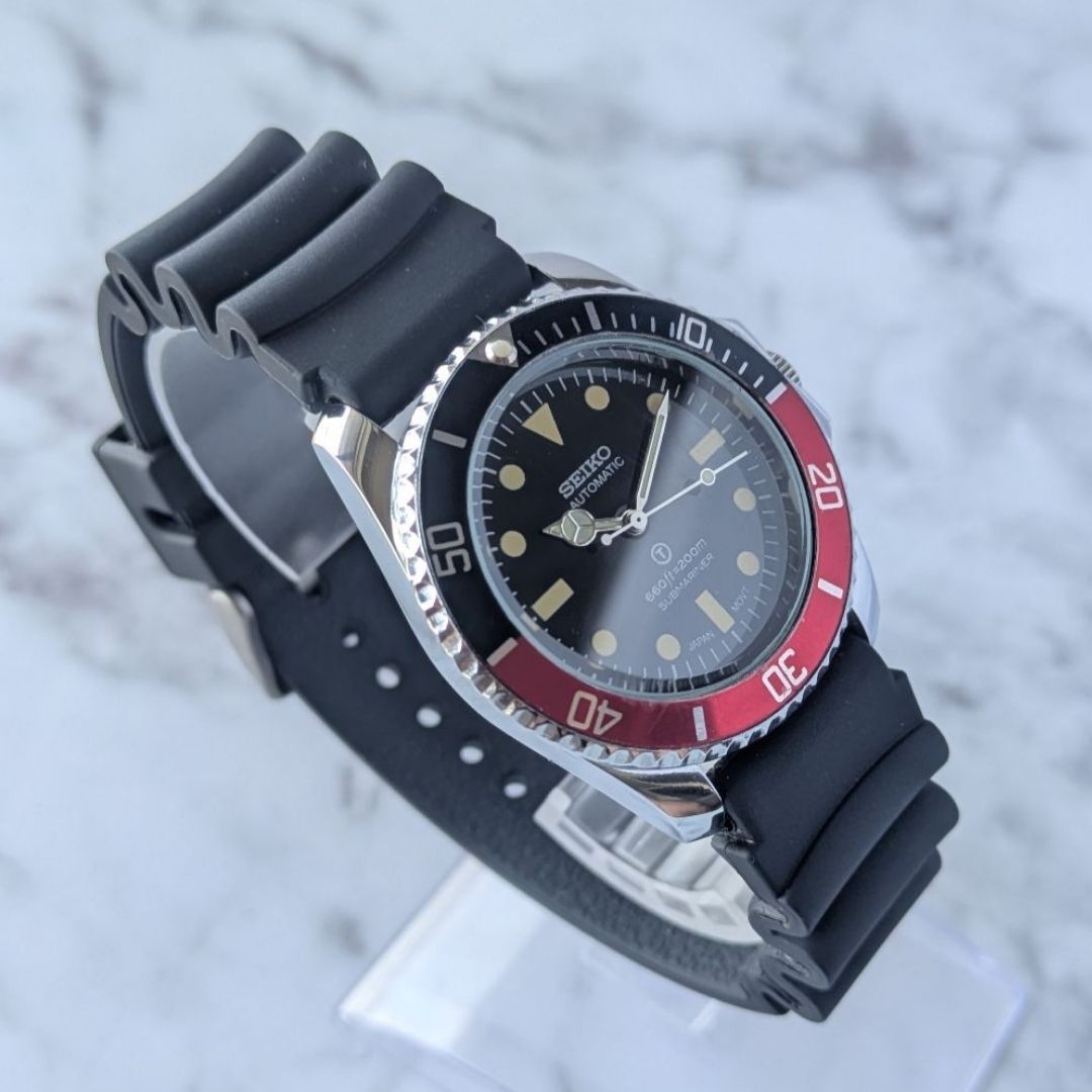 OH済 稼働品 SEIKO セイコー ダイバーズカスタム 自動巻き 6309A 70s