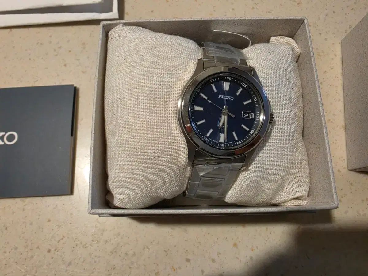 SEIKO SBPN071 ソーラー クオーツ メタル 時計 フルセット