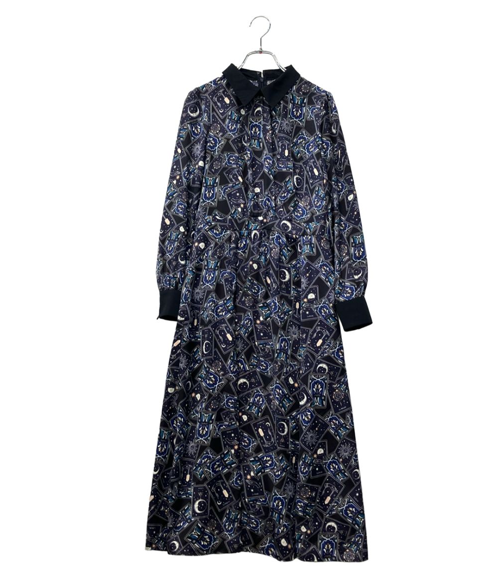 アナイ 長袖 タロット柄 ワンピース レディース SIZE 36 ANAYI
