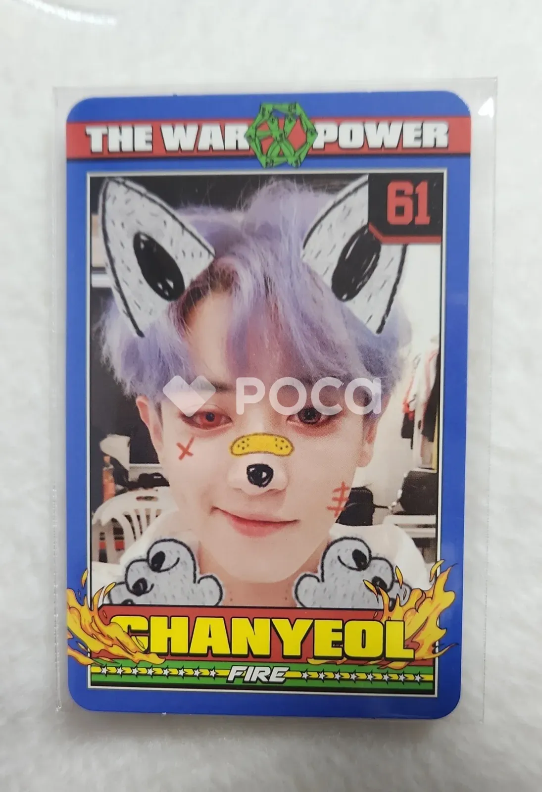 Chanyeol – The War core album photocard (Expansion) photocard