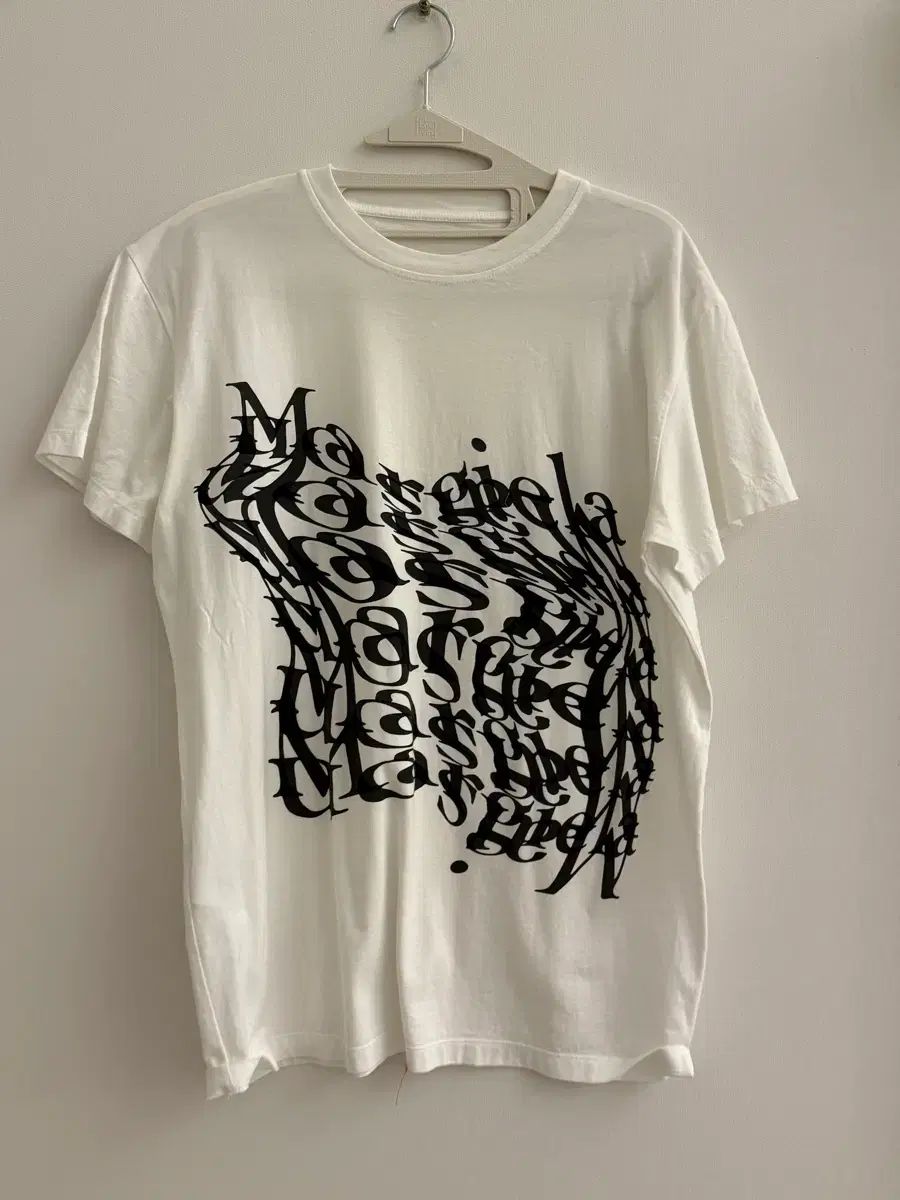 メゾン マルジェラ レタリング 半袖 Tシャツ 白