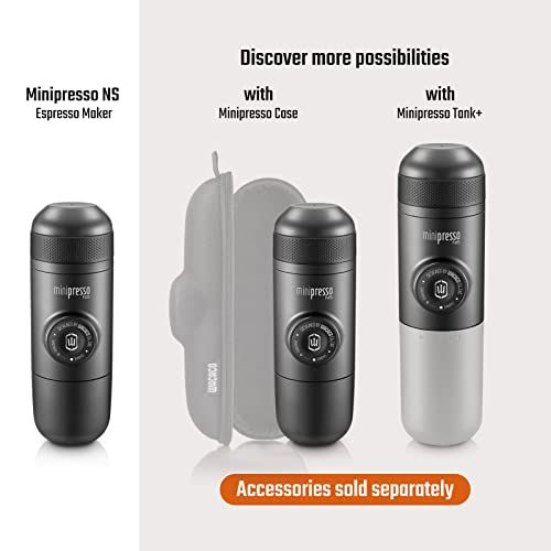 【正規品】WACACO Minipresso NS、ポータブルエスプレッソマシン、ネスプレッソオリジナルカプセルと互換性のあるカプセルに対応、旅行用コーヒーメーカー、手動ピストンアクション操作*vj 14430977 【正規品】WACACO Minipresso NS、ポータブルエスプレッソマシン、ネスプレッソオリジナルカプセルと互換性のあるカプセルに対応、旅行用コーヒーメーカー、手動ピストンアクション操作*vj 14430977