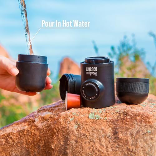 【正規品】WACACO Minipresso NS、ポータブルエスプレッソマシン、ネスプレッソオリジナルカプセルと互換性のあるカプセルに対応、旅行用コーヒーメーカー、手動ピストンアクション操作*vj 14430977 【正規品】WACACO Minipresso NS、ポータブルエスプレッソマシン、ネスプレッソオリジナルカプセルと互換性のあるカプセルに対応、旅行用コーヒーメーカー、手動ピストンアクション操作*vj 14430977