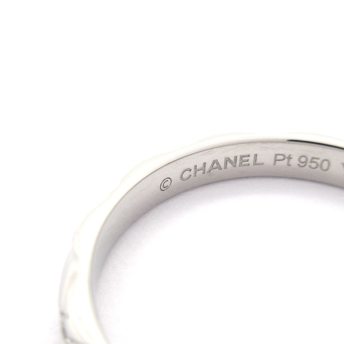 CHANEL(シャネル) リング 49美品 マトラッセ Pt950×ダイヤモンド 3P