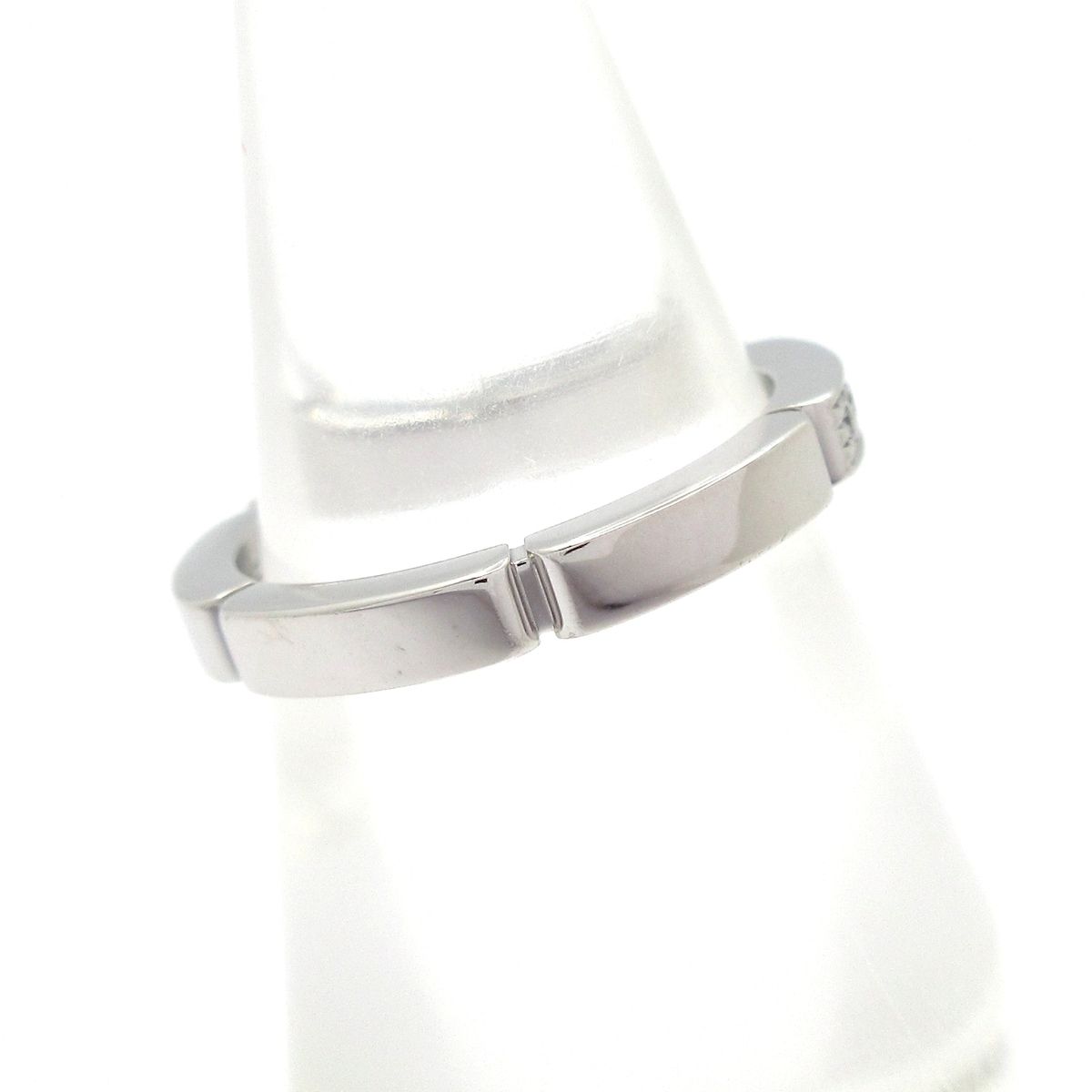 Cartier(カルティエ) リング 47美品 マイヨン パンテール K18WG×ダイヤモンド 4Pダイヤ Cartier(カルティエ) リング 47美品 マイヨン パンテール K18WG×ダイヤモンド 4Pダイヤ