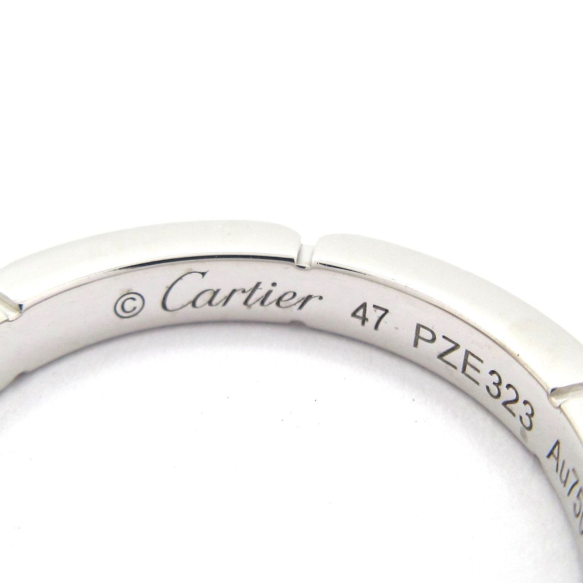 Cartier(カルティエ) リング 47美品 マイヨン パンテール K18WG×ダイヤモンド 4Pダイヤ Cartier(カルティエ) リング 47美品 マイヨン パンテール K18WG×ダイヤモンド 4Pダイヤ