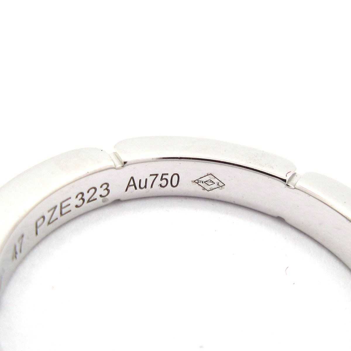 Cartier(カルティエ) リング 47美品 マイヨン パンテール K18WG×ダイヤモンド 4Pダイヤ