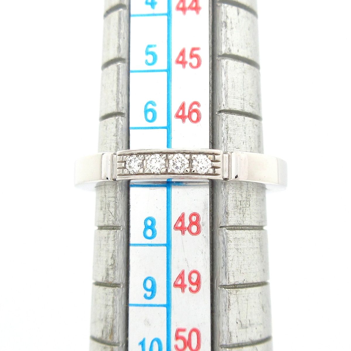 Cartier(カルティエ) リング 47美品 マイヨン パンテール K18WG×ダイヤモンド 4Pダイヤ Cartier(カルティエ) リング 47美品 マイヨン パンテール K18WG×ダイヤモンド 4Pダイヤ