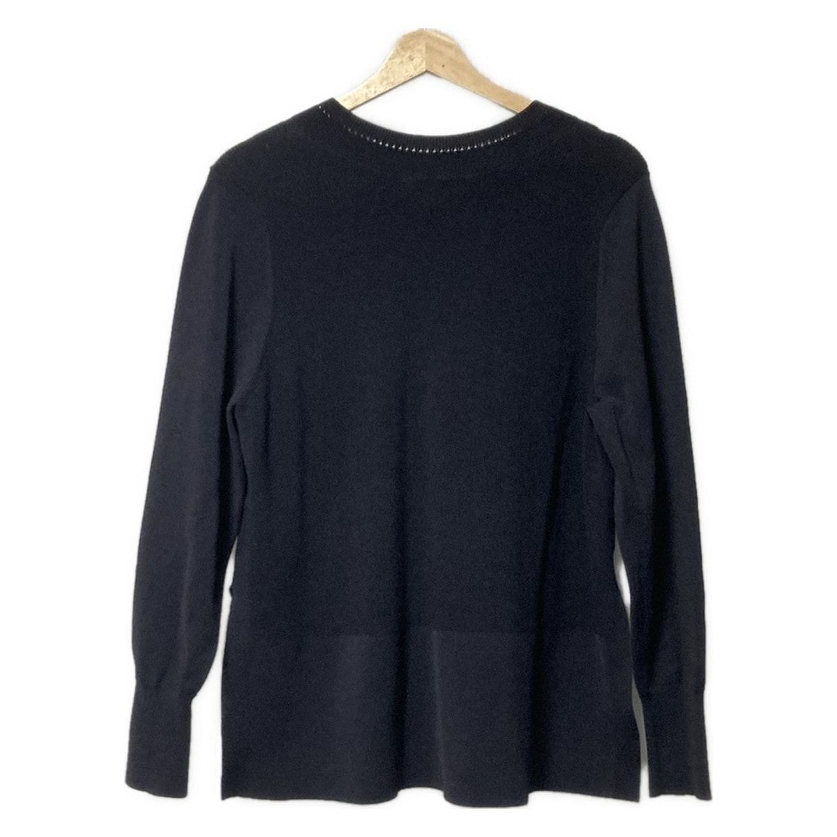 theory luxe(セオリーリュクス) 長袖セーター サイズ38 M レディース新品同様 - 黒 Vネック
