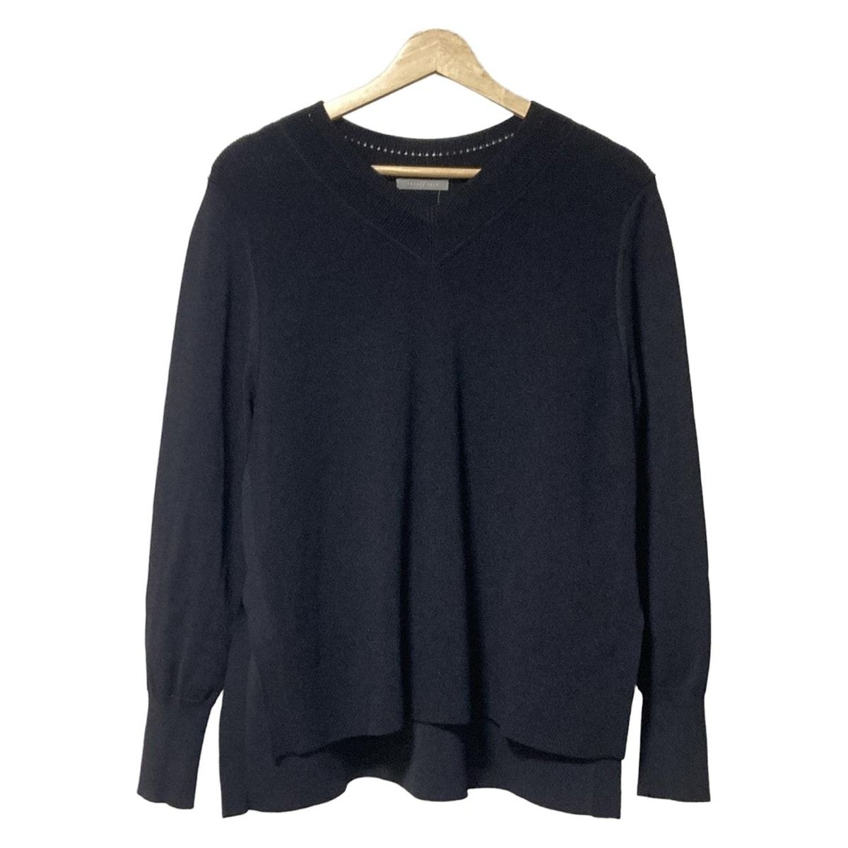 theory luxe(セオリーリュクス) 長袖セーター サイズ38 M レディース新品同様 - 黒 Vネック