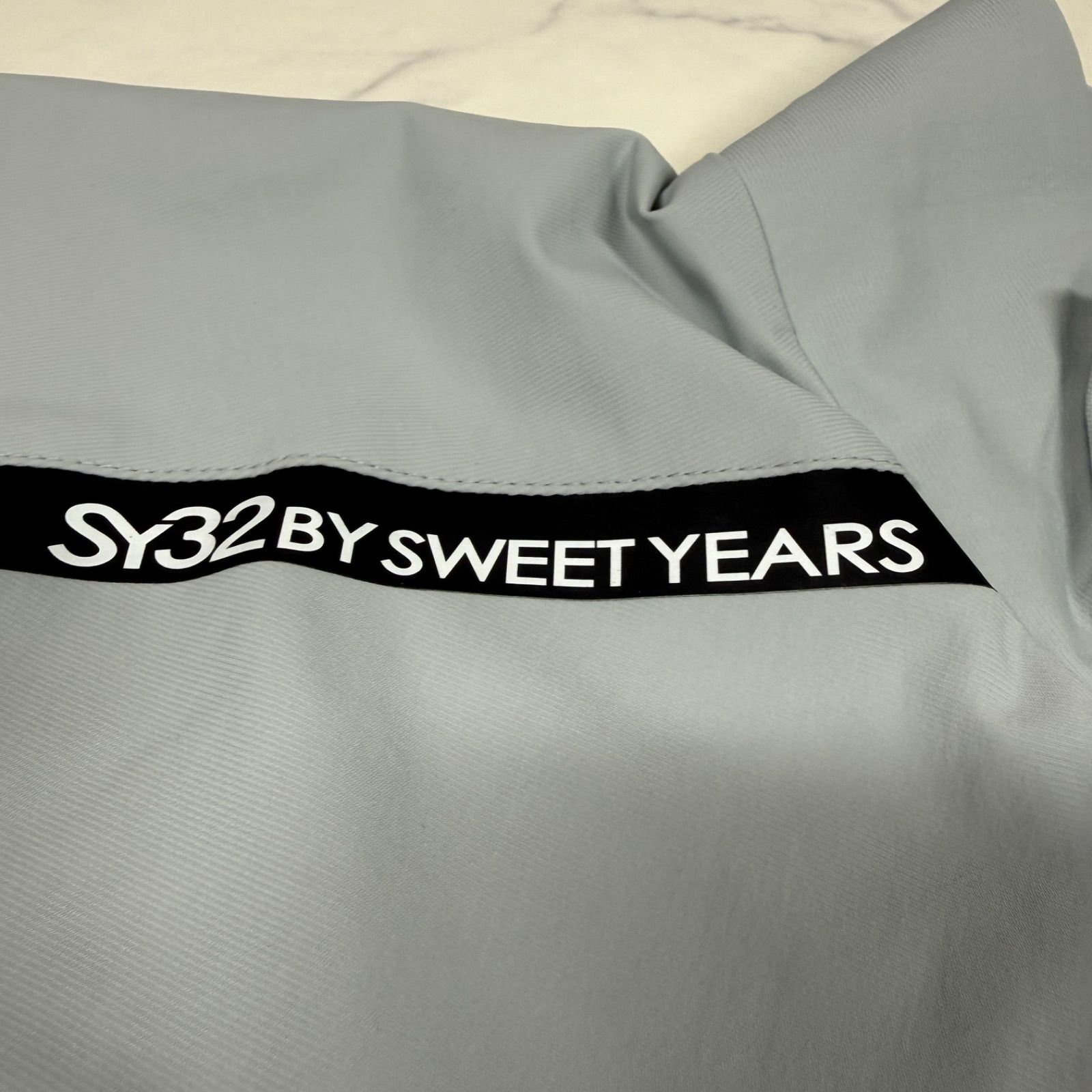 新品タグ付き　SY32 GOLF ジャケット XL グレー ストレッチ フルジップ ブルゾン ゴルフ