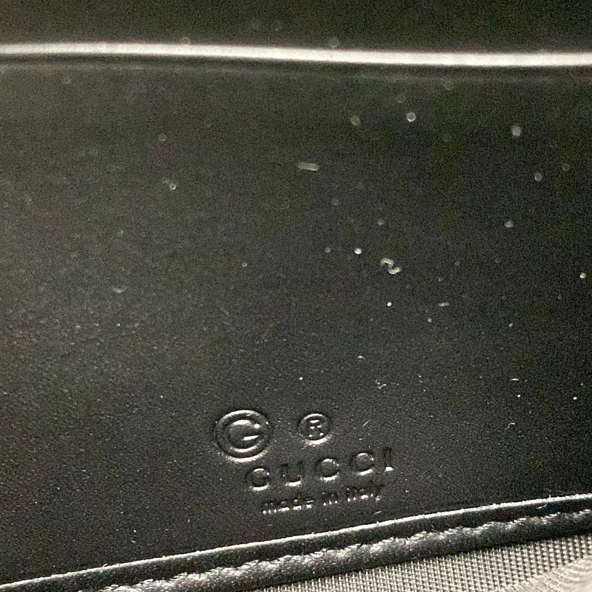 GUCCI(グッチ) 長財布美品 GGプラス・GGスプリーム 779785 ベージュ×ダークグレー×黒 レザー GUCCI(グッチ) 長財布美品 GGプラス・GGスプリーム 779785 ベージュ×ダークグレー×黒 レザー