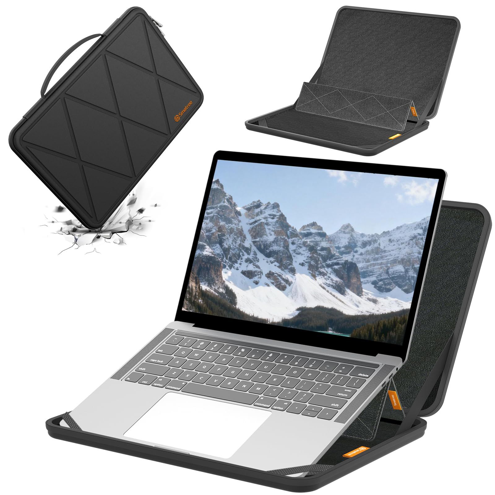 新品 Smatree MS34T ハードプロテクション 13 インチ ノートパソコンスリーブケース 適合機種： Apple MacBook Air Retina/MacBook Pro 2020、HP Chromebook x360 13b、DELL Lati