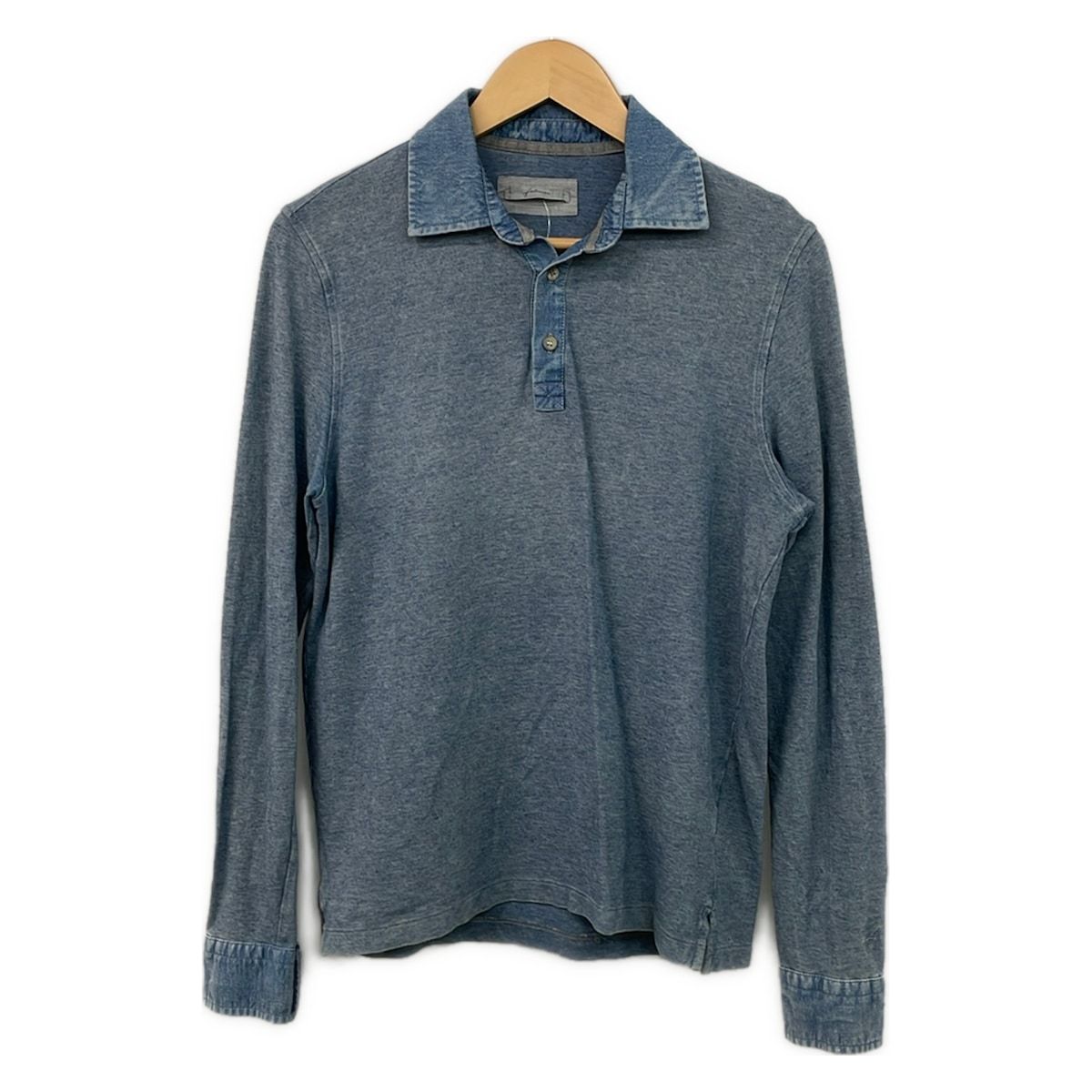 Falconeri(ファルコネーリ) 長袖ポロシャツ サイズ48 XL メンズ - ネイビー