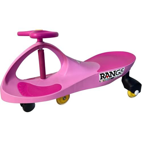 ラングスジャパン(RANGS) グッドデザイン賞 グッド・トイ賞 プラズマカー ピンク【ゴム製ウィール標準装備】耐荷重100kg 2人乗りも 室内でも屋外でも PlasmaCar 3歳以上ｍａ