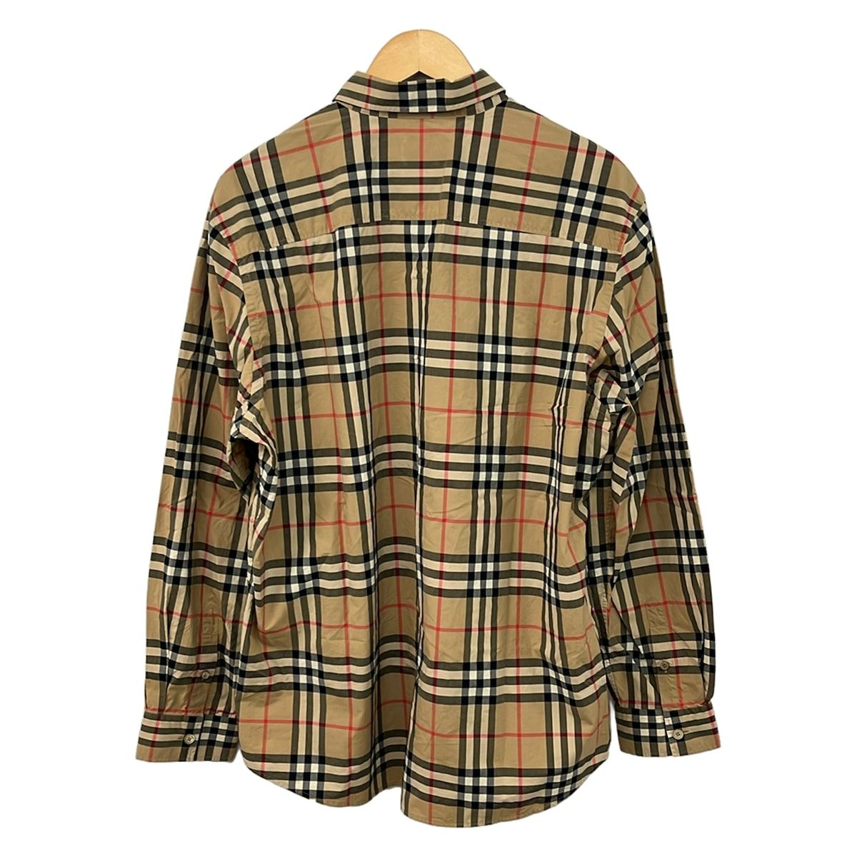 未使用　バーバリーロンドン　長袖　英国製　シャツ　LL XL バーバリーロンドンイングランド 長袖シャツ サイズXXL XL メンズ美品