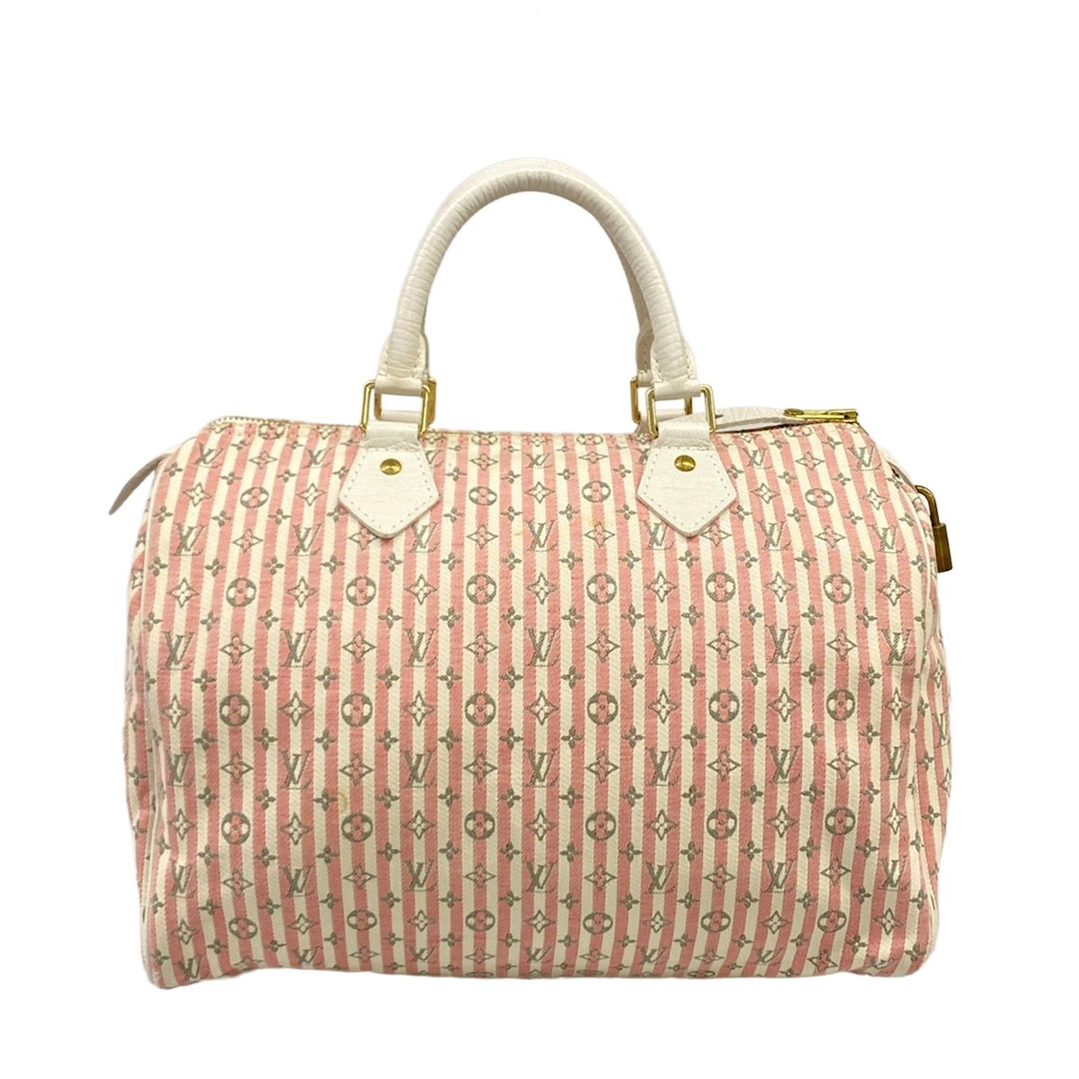 LOUIS VUITTON(ルイヴィトン) ハンドバッグ モノグラムミニランクロワゼット スピーディ30クロワゼット M95501 ルージュ コットン、リネン