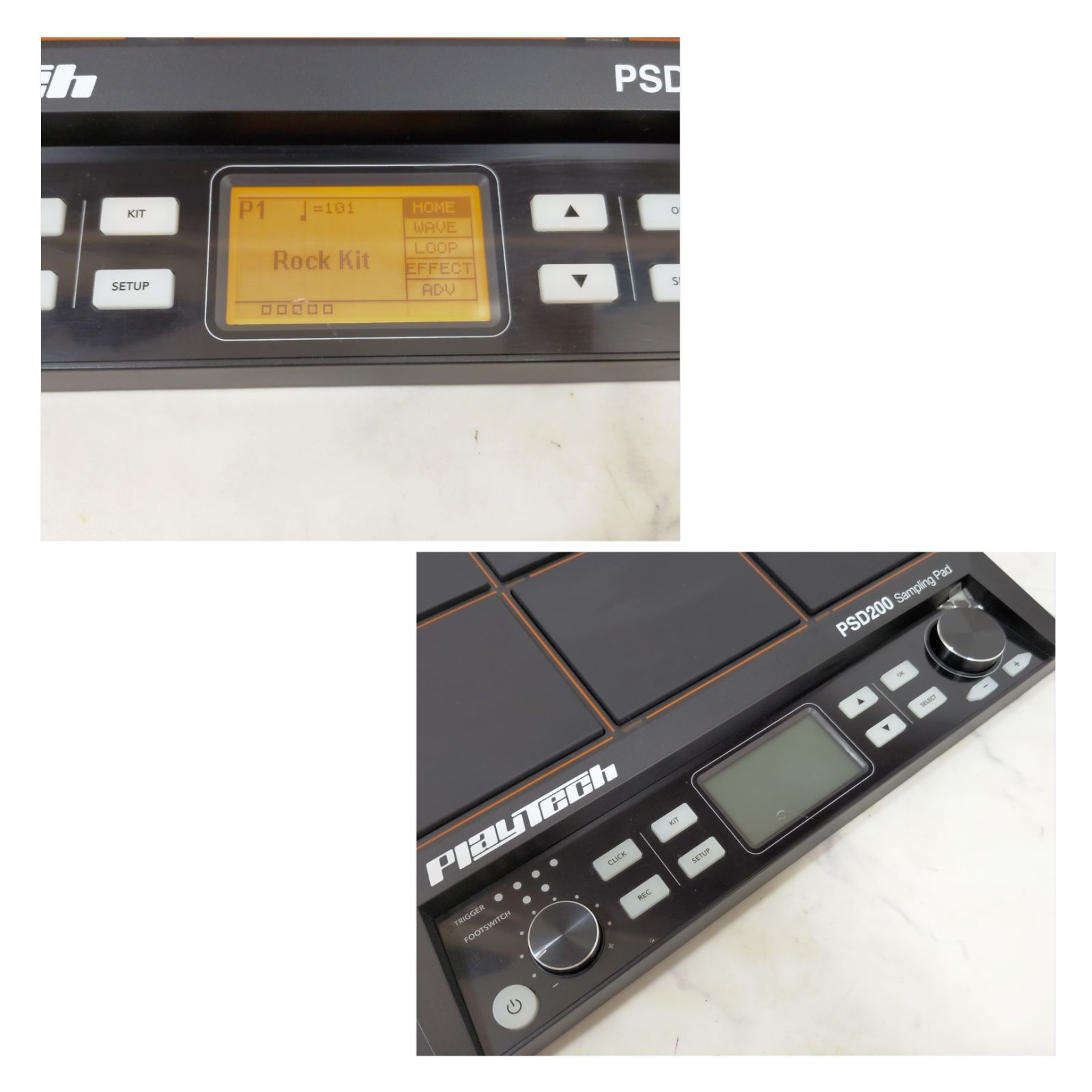 Playtech PSD200 電子パッド midi コントローラー 楽器・機材 Playtech PSD200 電子パッド midi コントローラー