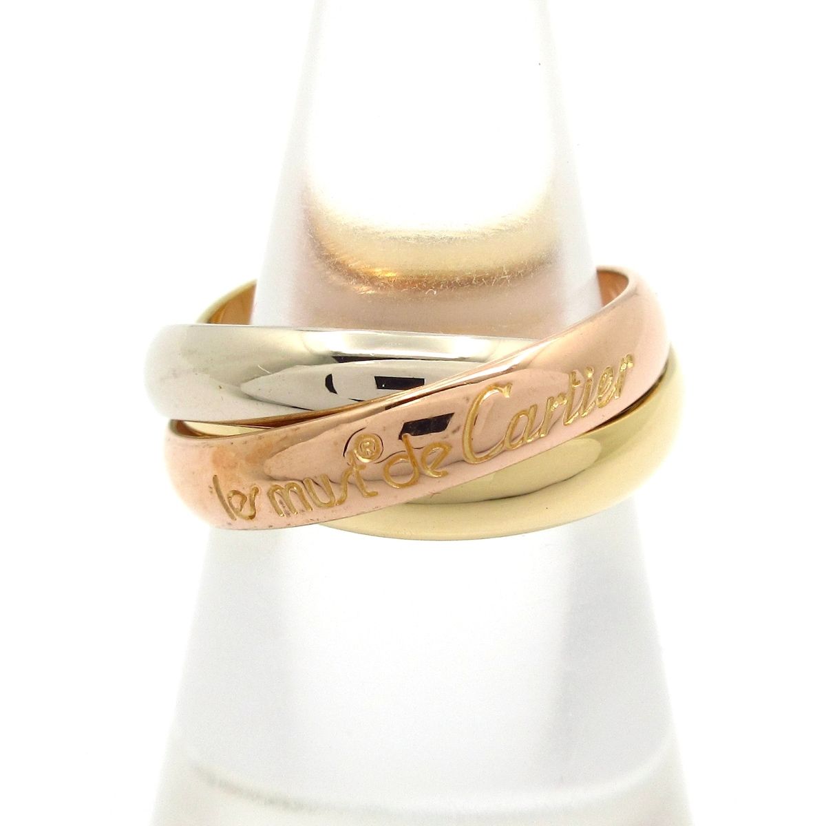 Cartier(カルティエ) 3連リング 49美品 トリニティ K18スリーカラー
