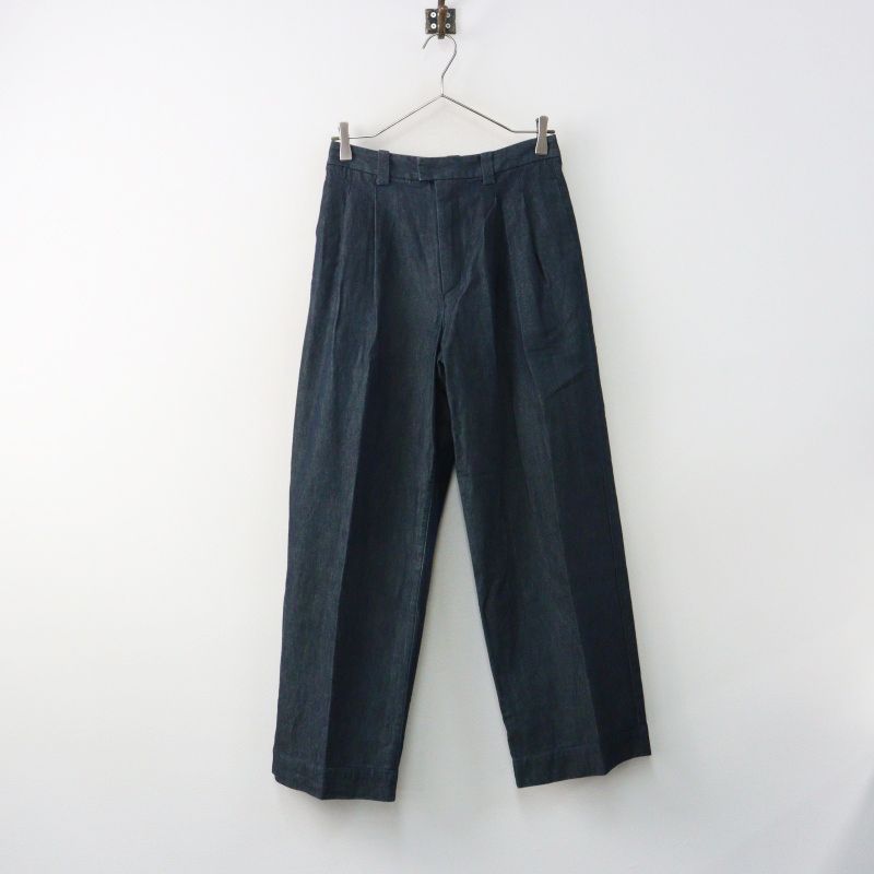 パラスパレス Pal'las Palace インディゴ染め コットンタックパンツ 2