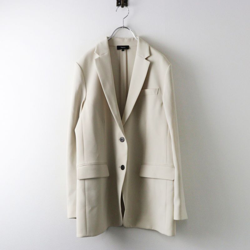 セオリー Theory NEW SYNTHETIC CREPE RLD SLV BF J ジャケット 2 ライトベージュ／トップス ブレザー 【2400015009780】