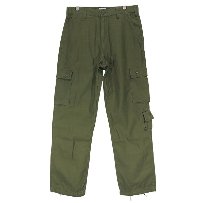 新品同様 WTAPS ダブルタップス 17AW JUNGLE.STOCK 01/TROUSERS.COTTON.SATIN 172GWDT-PTM01 ジャングル ストック トラウザーズ オリーブ 6ポケット カーゴ パンツ ボトムス サイズ1(S) June