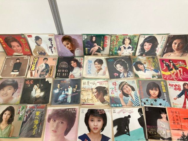 □01)【1点限り!】邦楽EPレコード まとめ売り約260点大量セット/美空