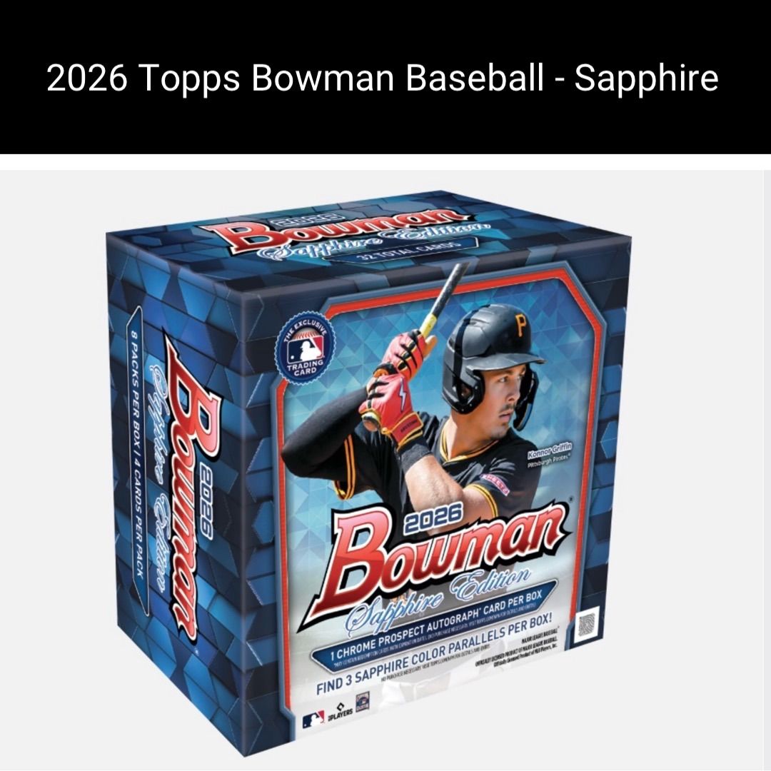 新品未開封 1Box】Topps 2026 Bowman Baseball - Sapphire - メルカリ