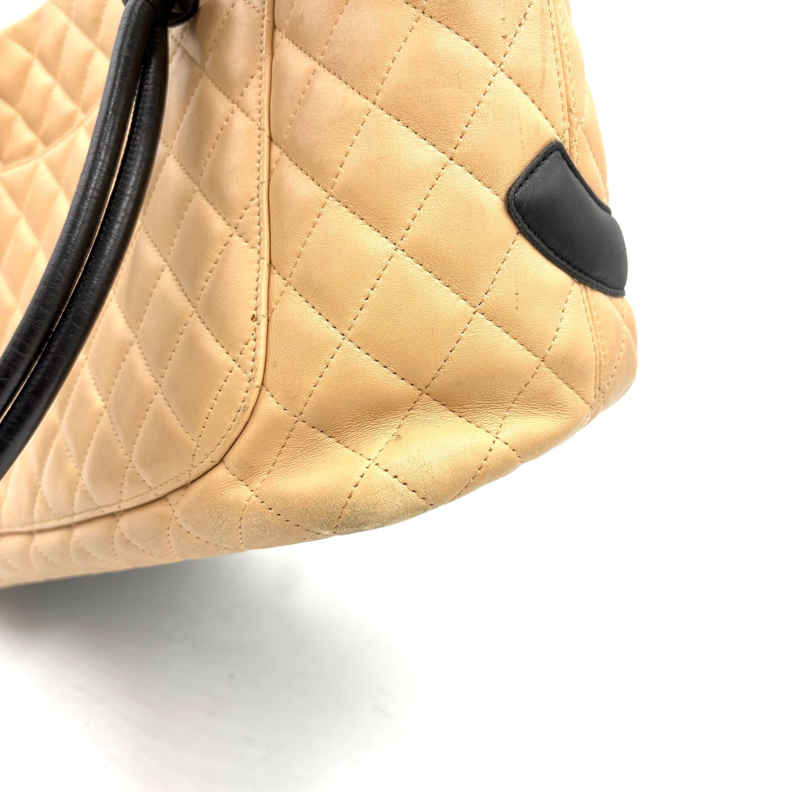 CHANEL シャネル カンボンライン ラージ トートバッグ シール有9番台