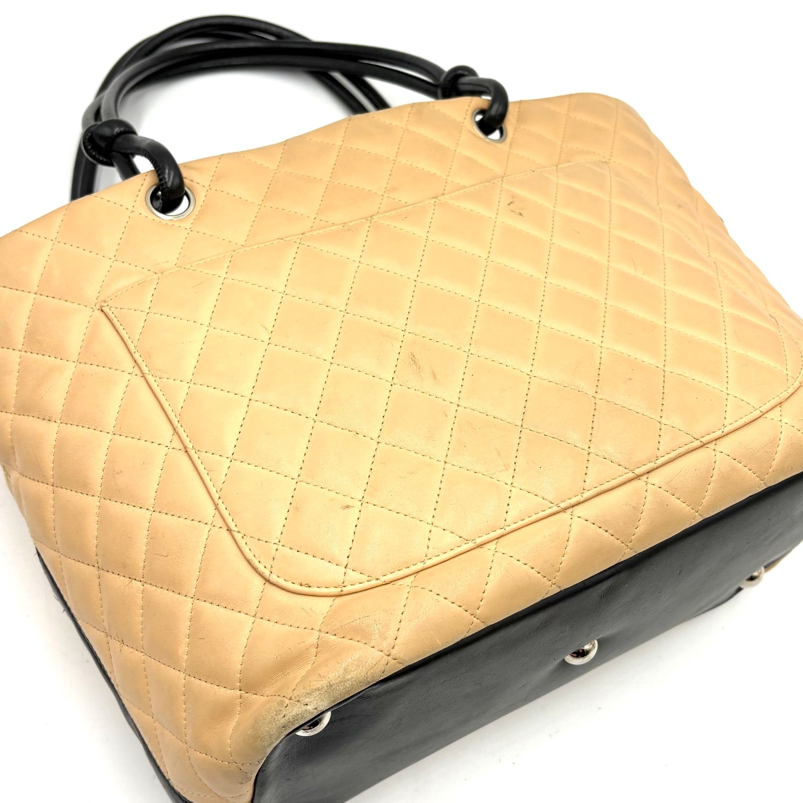 CHANEL シャネル カンボンライン ラージ トートバッグ シール有9番台
