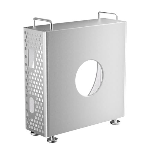 Mac mini M4 / M4 Pro専用設計 縦置きスタンド アルミ製 放熱 省スペース フェルト内張り デスク整理ｍａ