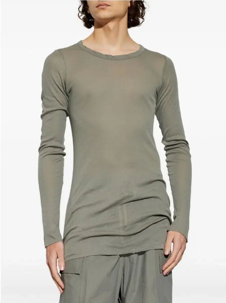リックオウエンス ロングスリーブ Tシャツ グレー Standard M(KR 100)